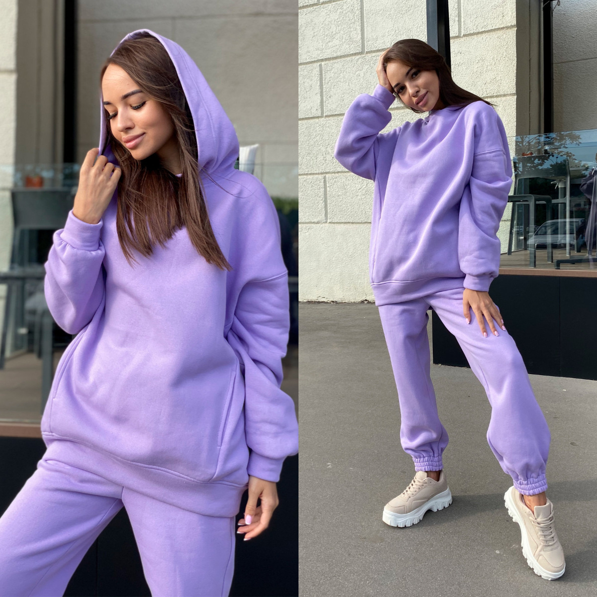 Monochrome Hooded Hoodie Set C - Monochrome Suit Set incelemesi ve fiyatı