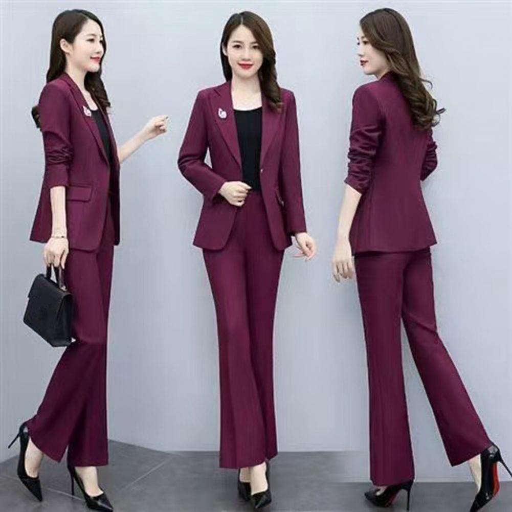 2 Pcs/Set Lady Formal Coat Pan - Women'S Formal Wear Suits incelemesi ve fiyatı