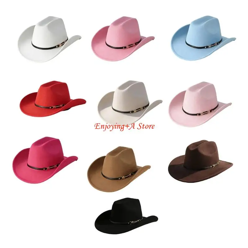 PXPB Roll Brims Cowboy Cap for - Women Formal Wear Western incelemesi ve fiyatı