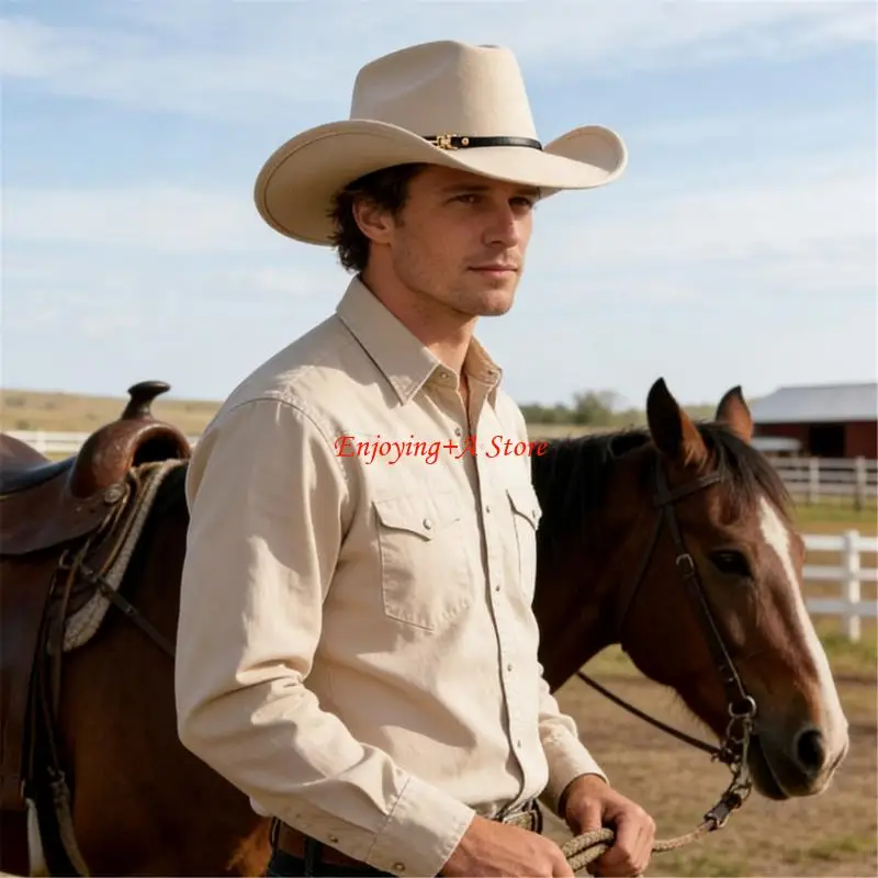 PXPB Roll Brims Cowboy Cap for - Women Formal Wear Western incelemesi ve fiyatı