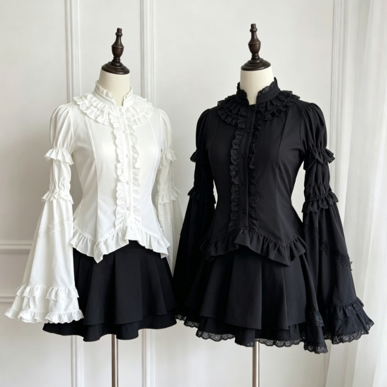 Kawaii Japanese Lolita Blouse  - Women Formal Wear Shirts incelemesi ve fiyatı