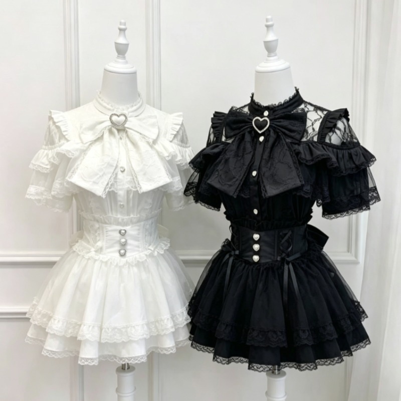 Kawaii Japanese Lolita Blouse  - Women Formal Wear Shirts incelemesi ve fiyatı