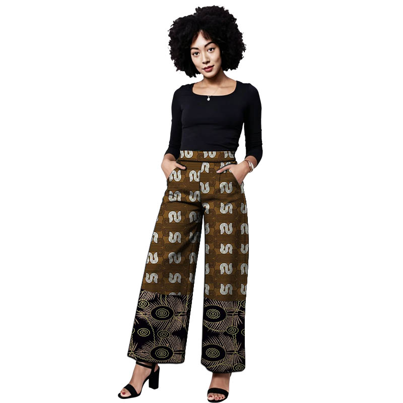 Ankara Outfit Women's Patchwor - Tailored Trouser Wide incelemesi ve fiyatı