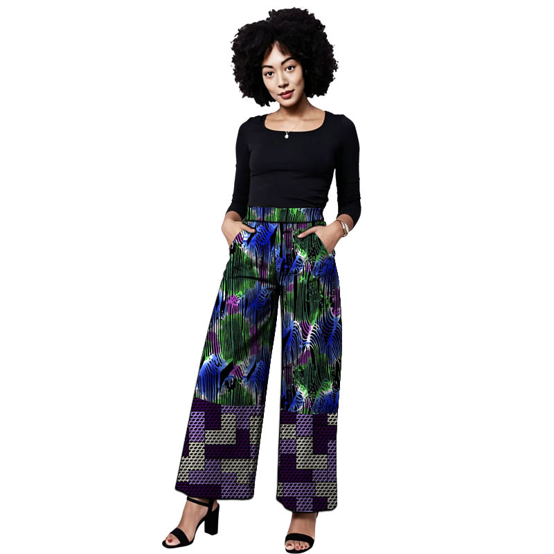 Ankara Outfit Women's Patchwor - Tailored Trouser Wide incelemesi ve fiyatı