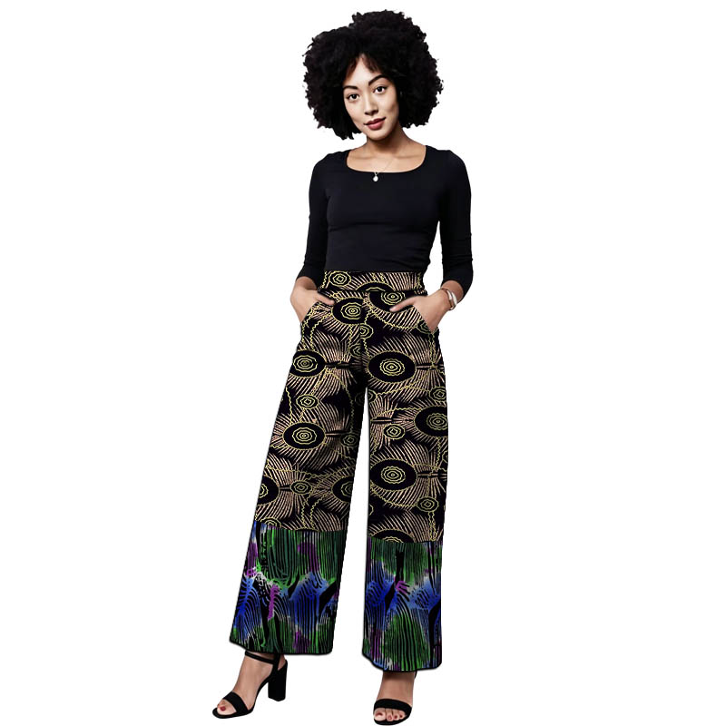 Ankara Outfit Women's Patchwor - Tailored Trouser Wide incelemesi ve fiyatı