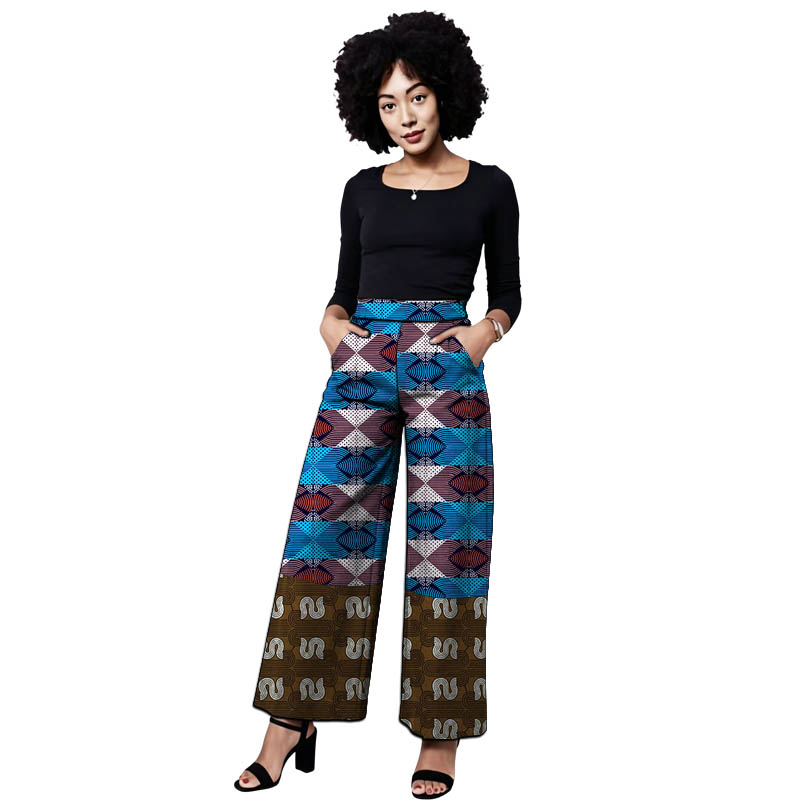 Ankara Outfit Women's Patchwor - Tailored Trouser Wide incelemesi ve fiyatı