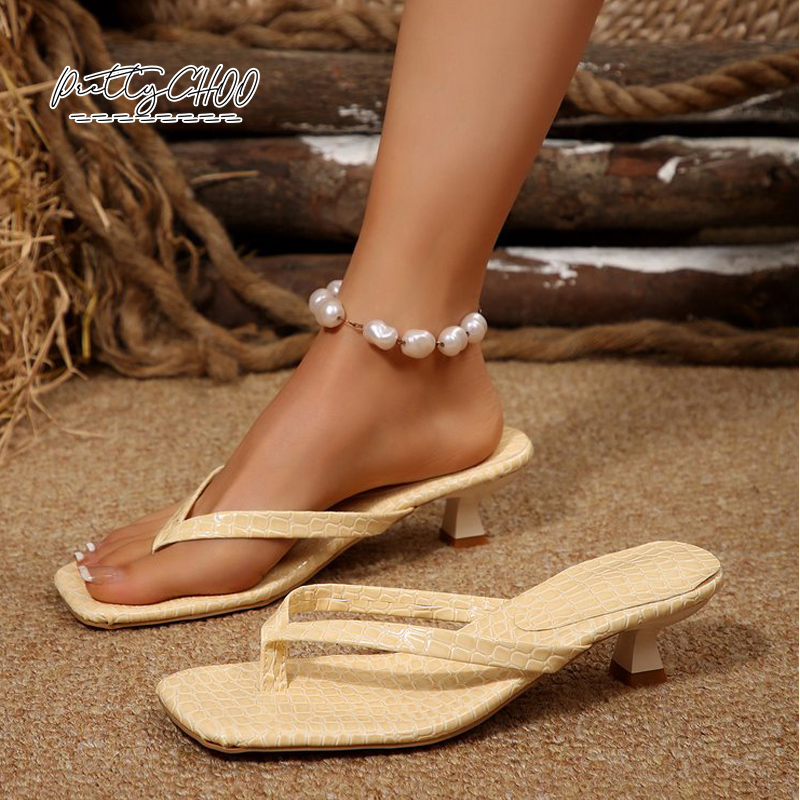 Crocodile Print Kitten Heel Fl - Kitten Heel Women incelemesi ve fiyatı
